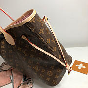 LV Neverfull Shopping Bag M50366 Monogram With Pink - 3