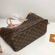 LV Neverfull Shopping Bag M50366 Monogram With Pink - 5