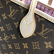 LV Neverfull Shopping Bag M50366 Monogram With Pink - 6