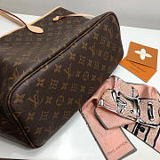 LV Neverfull Shopping Bag M41177 Monogram With Red Size Size: 32 x 29 x 17 cm - 3