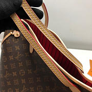 LV Neverfull Shopping Bag M41177 Monogram With Red Size Size: 32 x 29 x 17 cm - 5