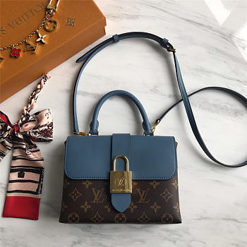 Louis Vuitton Locky BB Handbag In Blue