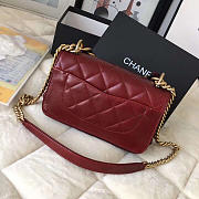 Chanel Flap Purplish Red Bag Cosmopolite Flaobag 9186590 - 4