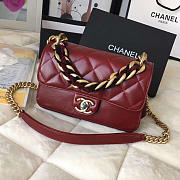 Chanel Flap Purplish Red Bag Cosmopolite Flaobag 9186590 - 5
