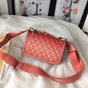 Chanel Original Small Cowskin Flap Bag With Pink - 2