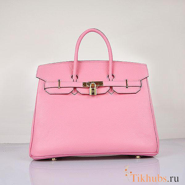 Hermes Original Togo Leather Birkin 30cm Bag In Pink - 1