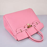 Hermes Original Togo Leather Birkin 30cm Bag In Pink - 2