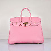 Hermes Original Togo Leather Birkin 30cm Bag In Pink - 3