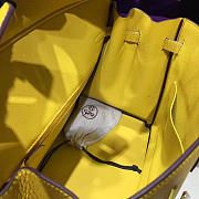  Hermes Original Togo Leather Birkin 30cm Bag In Yellow - 6