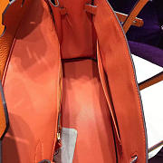 Hermes Original Togo Leather Birkin 30cm Bag In Orange - 2
