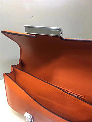 Hermes Epsom Leather Constance Bag In Orange - 5