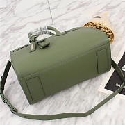 YSL Original Leather Women Handbag Green - 4