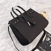 YSL Original Leather Women Handbag Black - 2