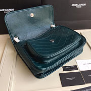 YSL Monogram Shoulder Bag In Green - 4