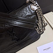 YSL Monogram Shoulder Bag In Black - 2