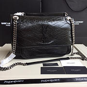 YSL Monogram Shoulder Bag In Black - 5