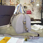 LV Speedy Bag With White 30cm - 6