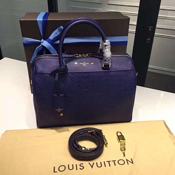 LV Speedy Bag With Navy Blue 30cm