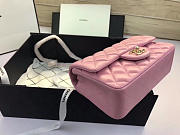 Chanel Flap Bag Lambskin Pink With Gold Hardware 20CM - 3