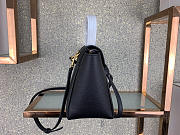 Celine Micro Belt Bag In Grained Calfskin With Black 20cm 175519 - 4