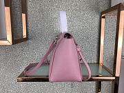 Celine Micro Belt Bag In Grained Calfskin With Pink 20cm 175519 - 6