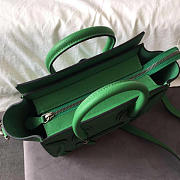 Celine Micro Luggage Calfskin Handbag In Green - 2