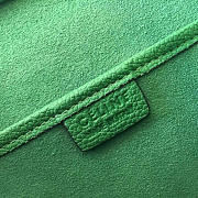 Celine Micro Luggage Calfskin Handbag In Green - 5