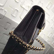 Louis Vuitton Monogram Canvas Chain Black Bag VICTOIRE Handbag M41731 - 2
