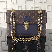 Louis Vuitton Monogram Canvas Chain Blue Bag VICTOIRE Handbag M41731 - 6