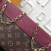 L V Pallas Chain Shoulder Burgundy Bags M41200 - LV - 3