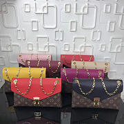 L V Pallas Chain Shoulder Burgundy Bags M41200 - LV - 4