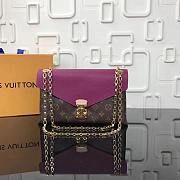 L V Pallas Chain Shoulder Grape Purple Bag M41200 - LV - 3