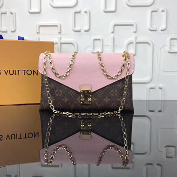 L V Pallas Chain Shoulder Pink Bag M41200 - LV