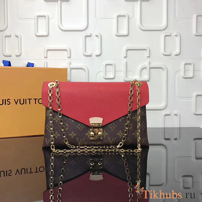 Lious Vuitton Pallas Chain Shoulder Red Bag M41200 - LV - 1