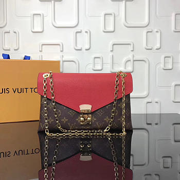 Lious Vuitton Pallas Chain Shoulder Red Bag M41200 - LV