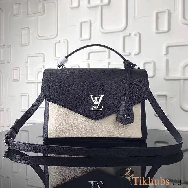 Louis Vuitton Lockme Black And White Bag M54878 - 1