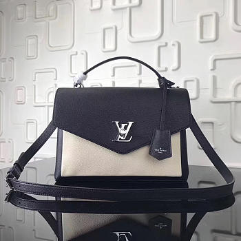 Louis Vuitton Lockme Black And White Bag M54878