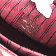 Modishbags LV Cowskin Pochette Metis Bag With Wine Red M41485 Monogram Empreinte - 3