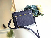 Modishbags LV Cowskin Pochette Metis Bag With Navy Blue M41485 Monogram Empreinte - 3