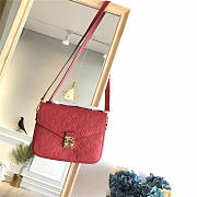Modishbags LV Cowskin Pochette Metis Bag With Red M41485 Monogram Empreinte - 1