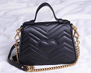Mini Top Crossbady Handle Bag With Black 547260 - 6