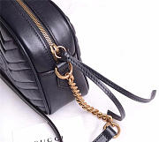 Small Matelassé Shoulder Black Bag 447632 - 2