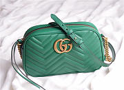 small matelassé shoulder Green bag - 1