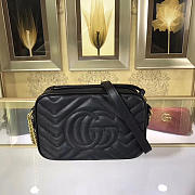 Marmont matelassé mini bag in Black 448065 - 6