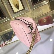 Marmont matelassé mini bag in Pink 448065 - 6