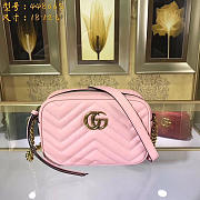 Marmont matelassé mini bag in Pink 448065 - 1