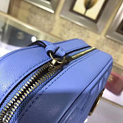 Marmont matelassé mini bag in Blue 448065 - 3