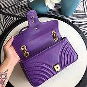 Modishbags Marmont matelassé shoulder bag in Purple 443497 - 5