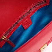 Modishbags Marmont velvet Medium shoulder bag in Red - 3