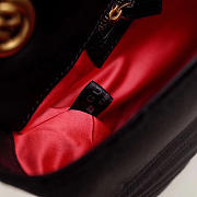 Modishbags Marmont velvet Large shoulder bag in Black - 3